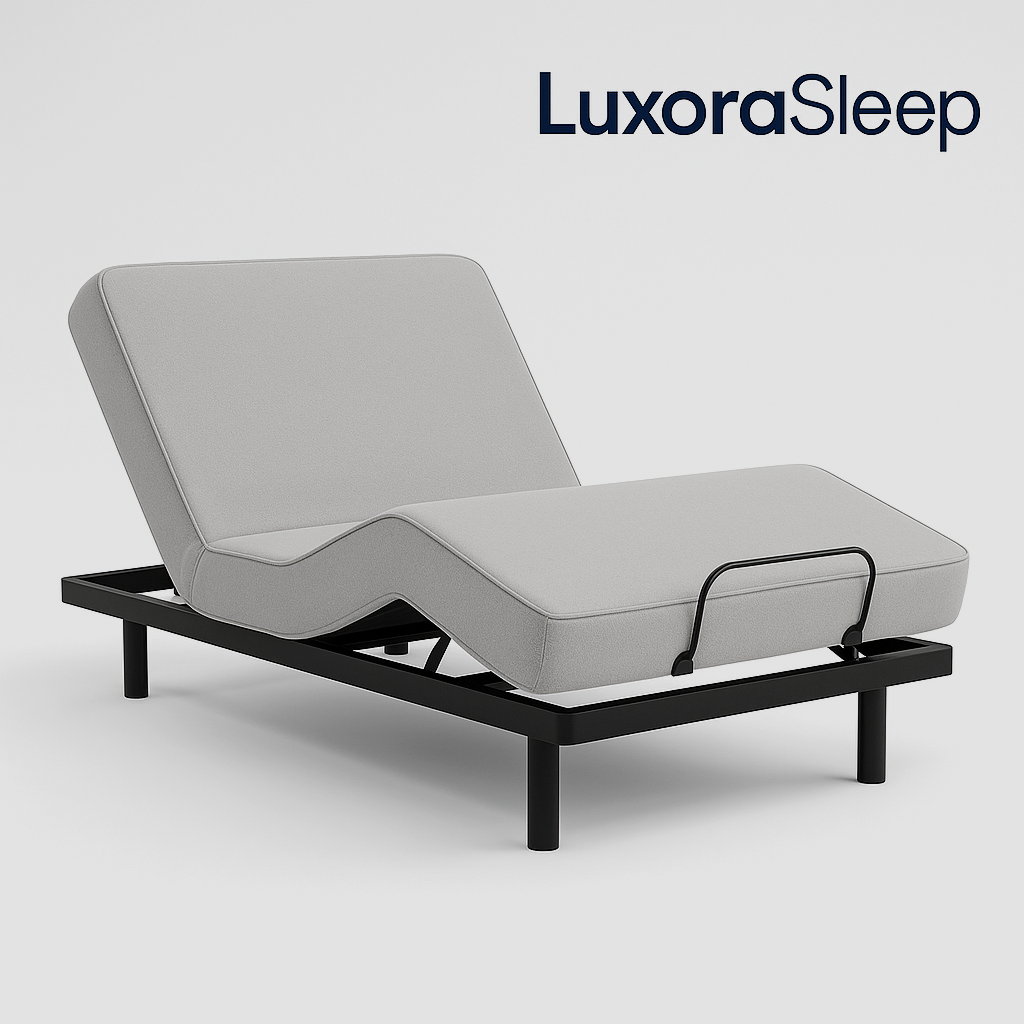 LuxoraSleep Smart Adjustable Bed